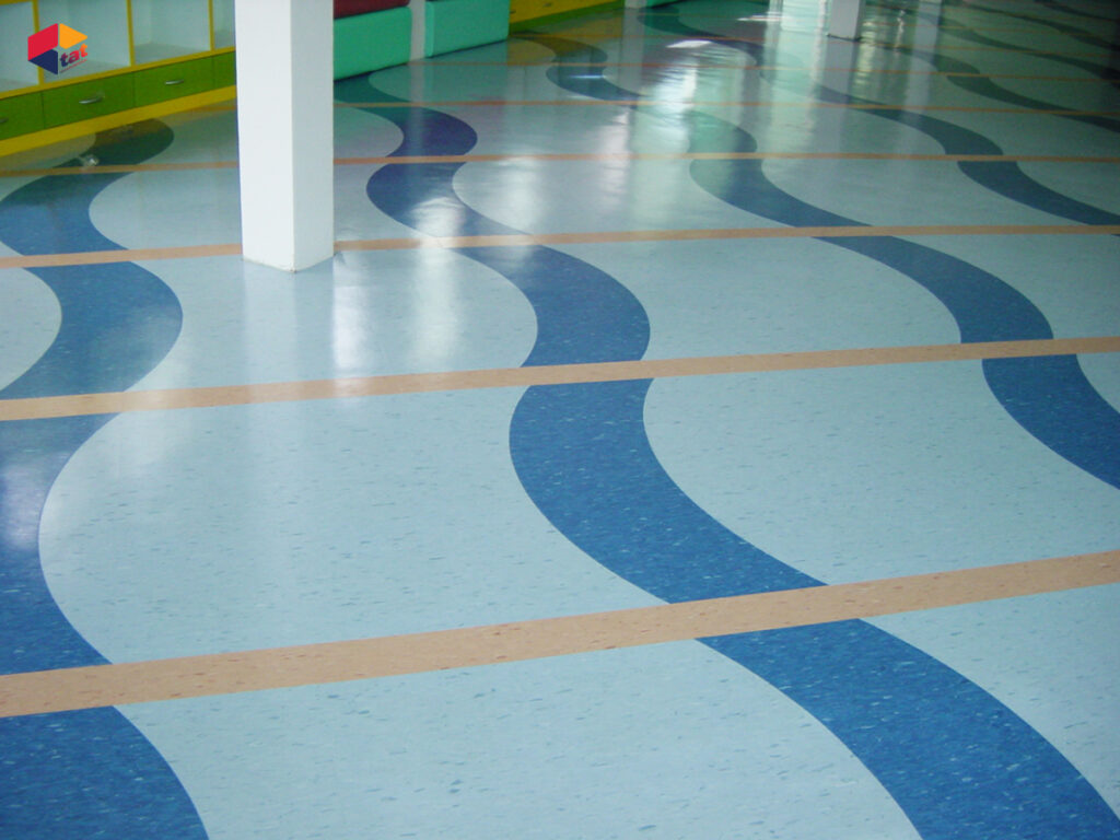 กระเบื้องยาง, กระเบื้องปูกาว, deluxe tile