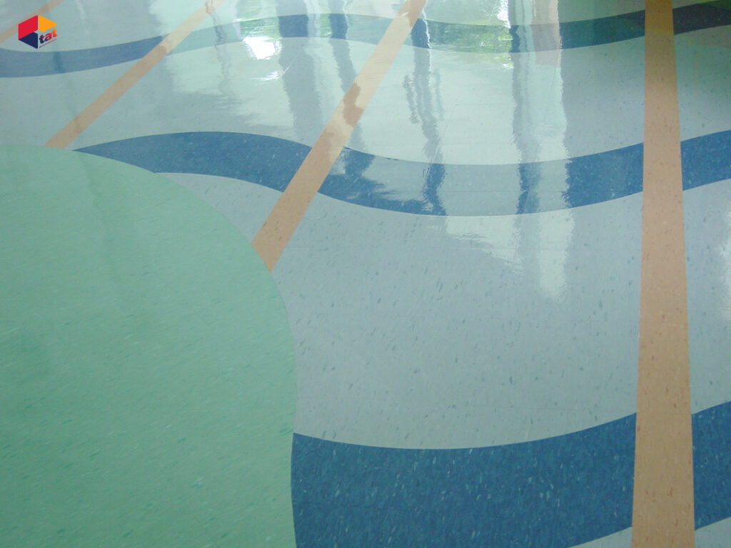 กระเบื้องยาง, กระเบื้องปูกาว, deluxe tile