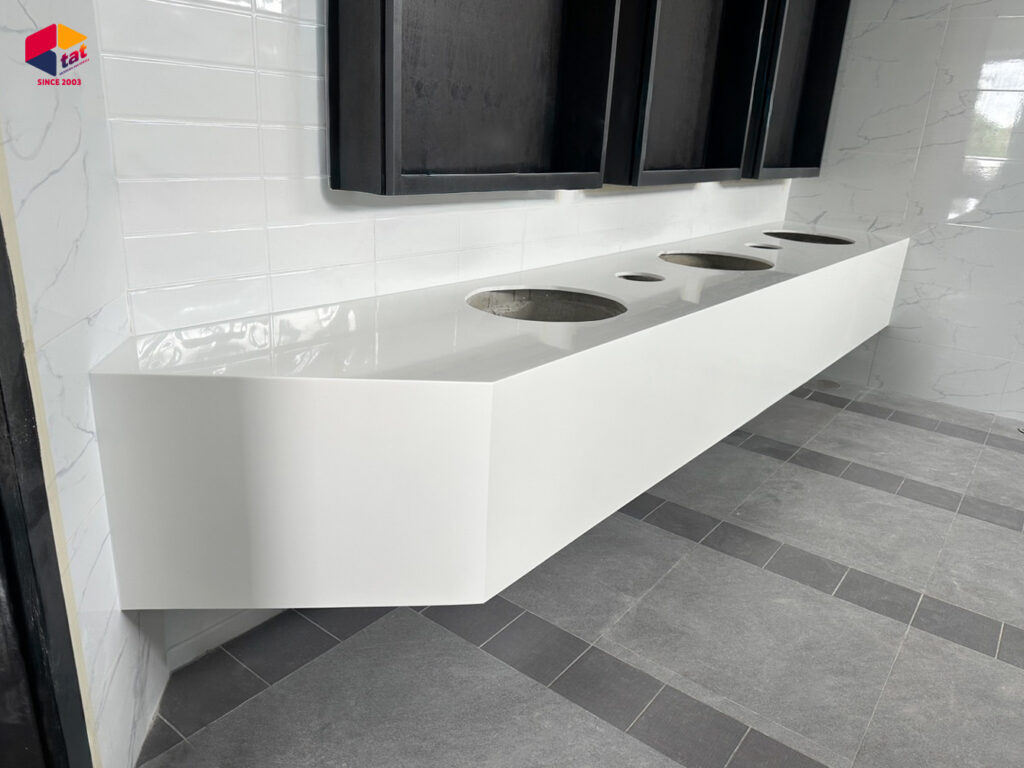 หินสังเคราะห์, ท็อปเคาน์เตอร์, ท็อปหิน, acrylic solid surface