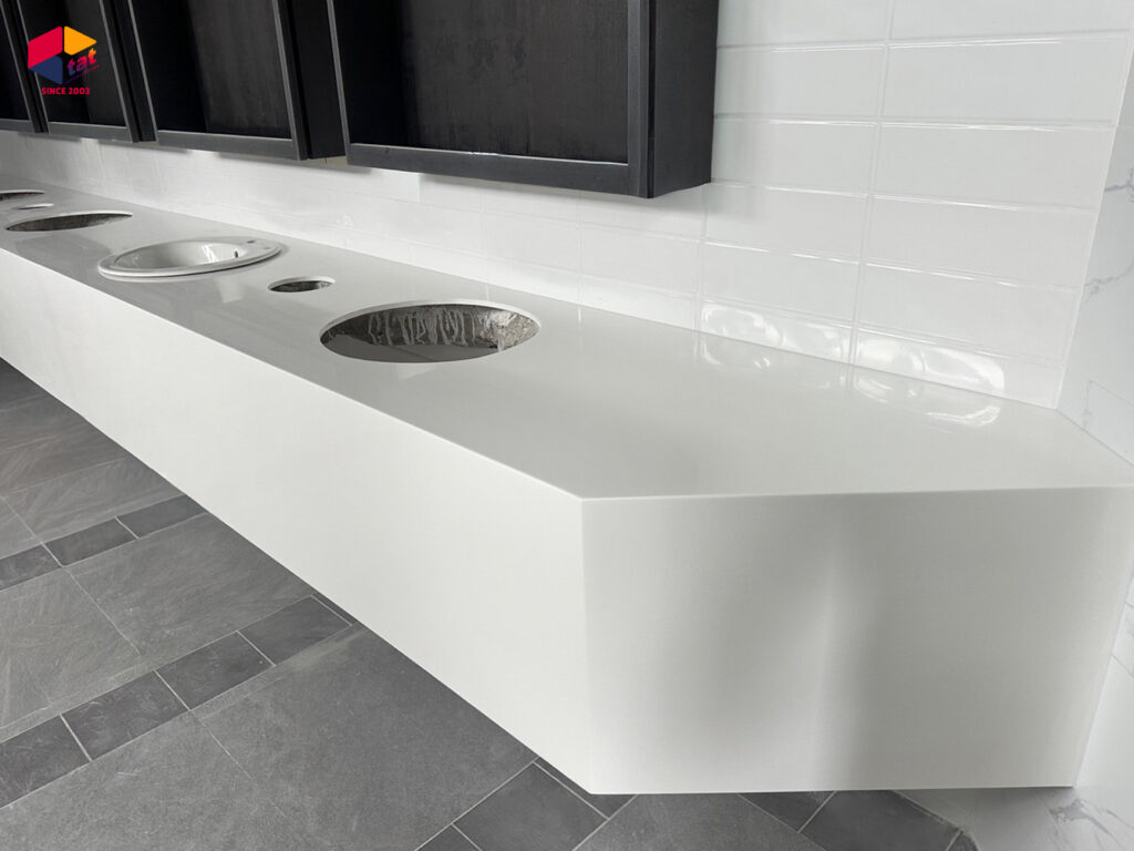 หินสังเคราะห์, ท็อปเคาน์เตอร์, ท็อปหิน, acrylic solid surface