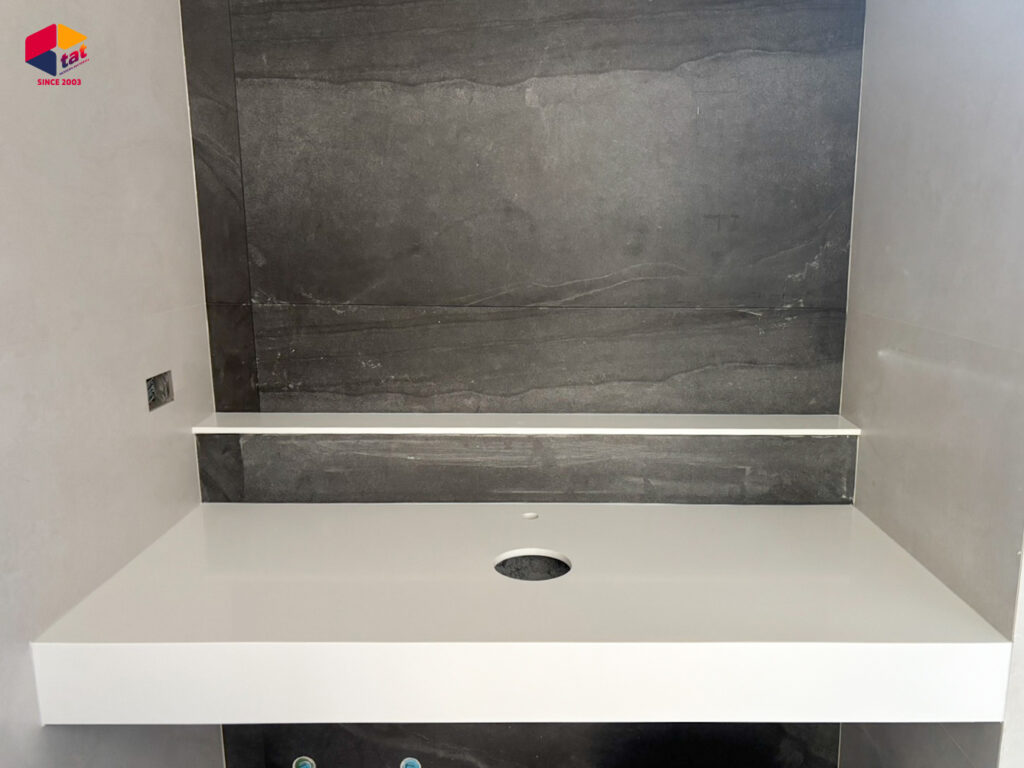 หินสังเคราะห์, ท็อปเคาน์เตอร์, ท็อปหิน, acrylic solid surface