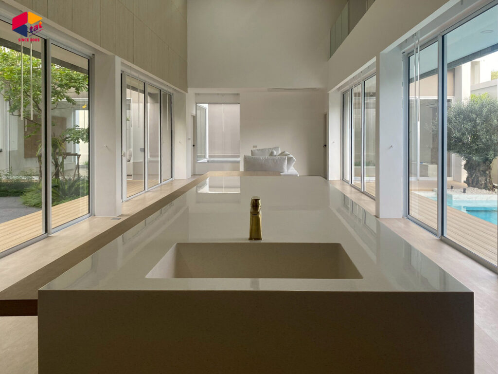 หินสังเคราะห์, ท็อปเคาน์เตอร์, ท็อปหิน, acrylic solid surface
