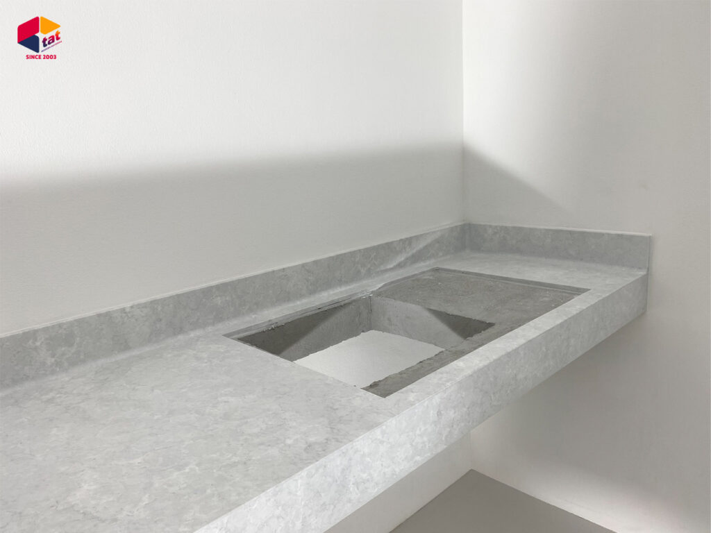 หินสังเคราะห์, ท็อปเคาน์เตอร์, ท็อปหิน, acrylic solid surface