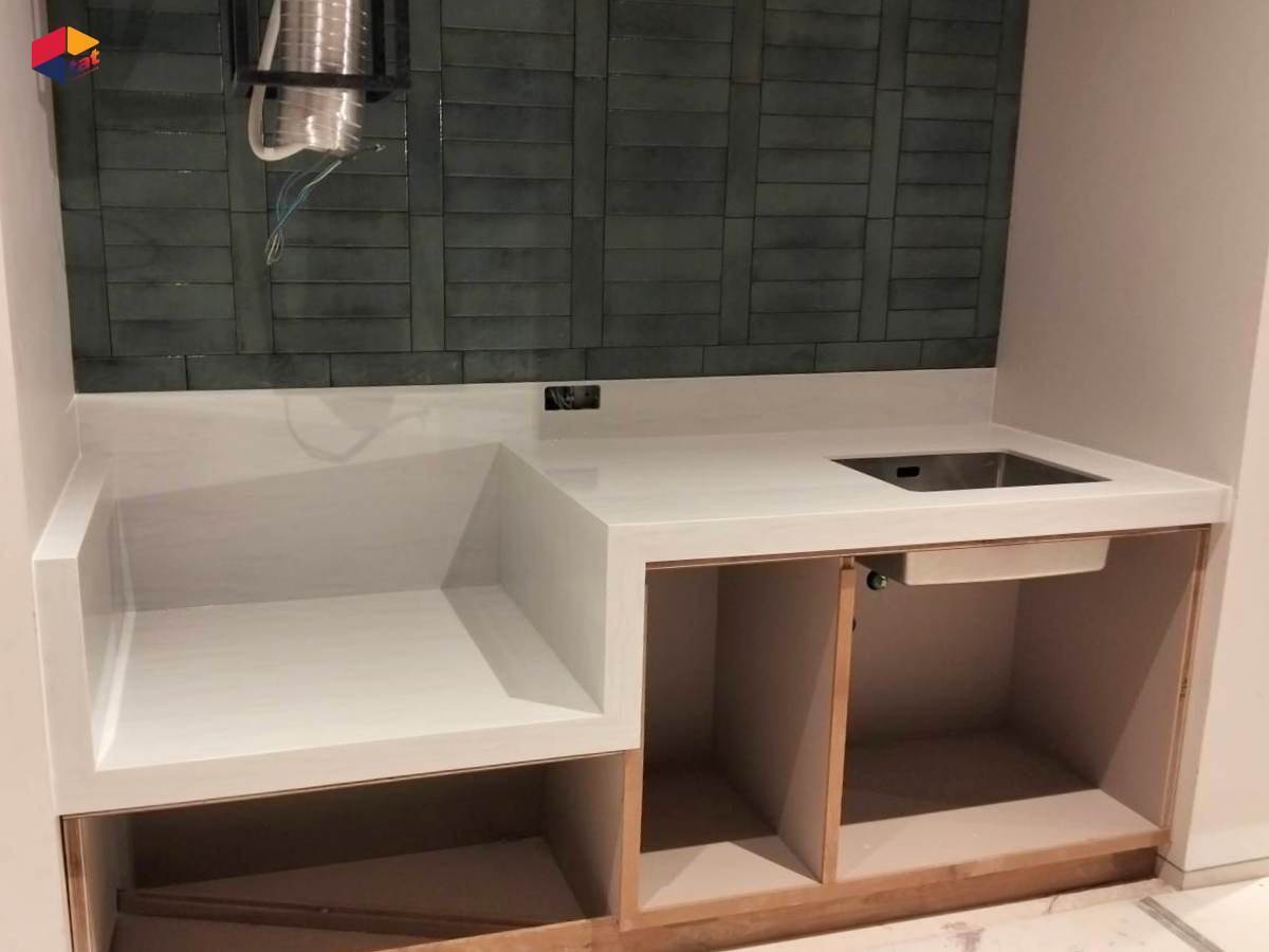 หินสังเคราะห์, ท็อปเคาน์เตอร์, ท็อปหิน, acrylic solid surface