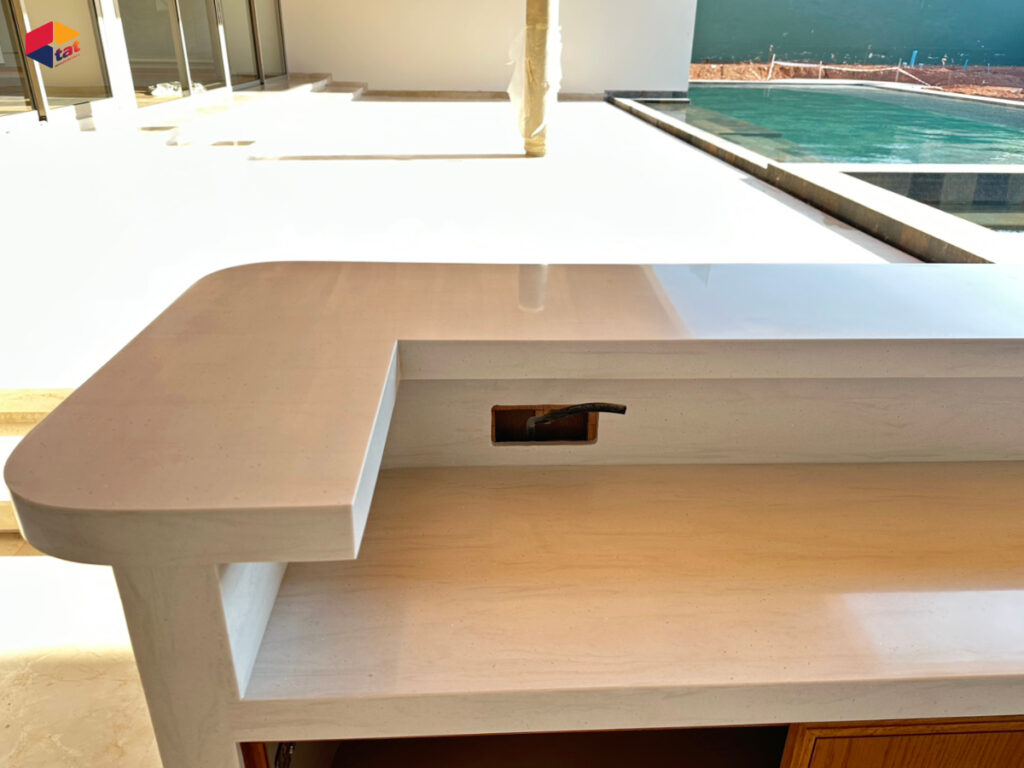 หินสังเคราะห์, ท็อปห้องน้ำ, ท็อปหิน, acrylic solid surface