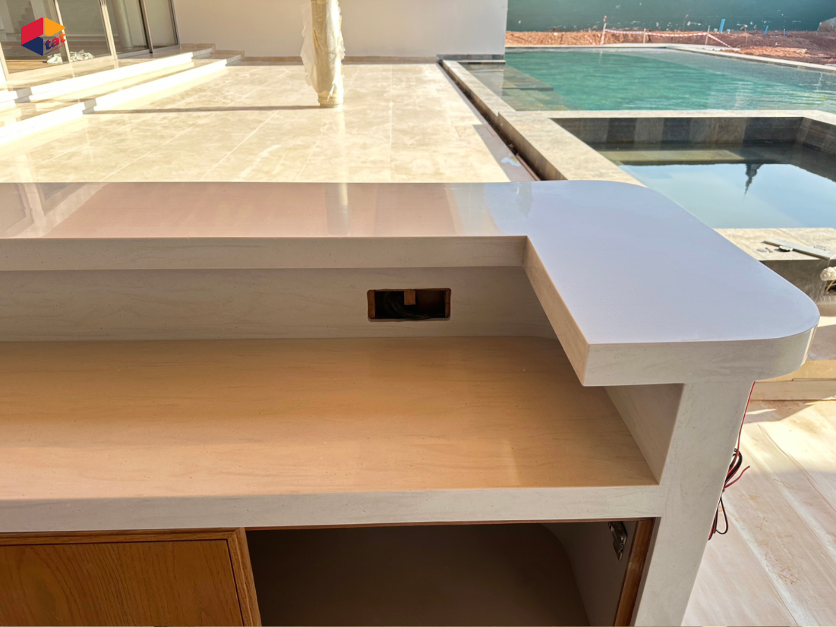 หินสังเคราะห์, ท็อปห้องน้ำ, ท็อปหิน, acrylic solid surface