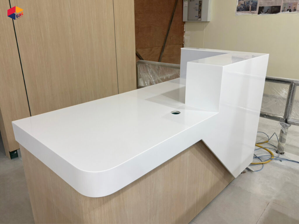 หินสังเคราะห์, ท็อปเคาน์เตอร์, ท็อปหิน, acrylic solid surface