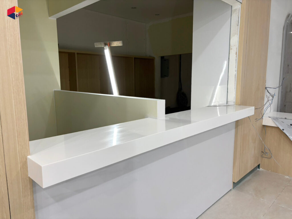 หินสังเคราะห์, ท็อปเคาน์เตอร์, ท็อปหิน, acrylic solid surface