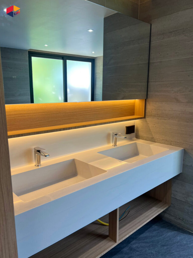 หินสังเคราะห์, ท็อปเคาน์เตอร์, ท็อปหิน, acrylic solid surface
