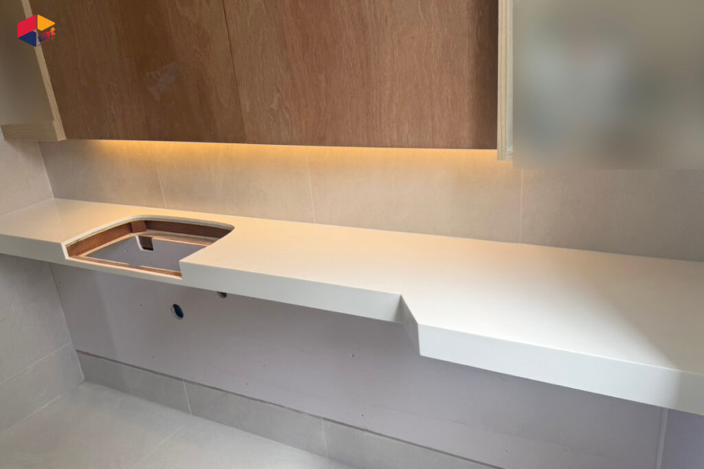 หินสังเคราะห์, ท็อปเคาน์เตอร์, ท็อปหิน, acrylic solid surface