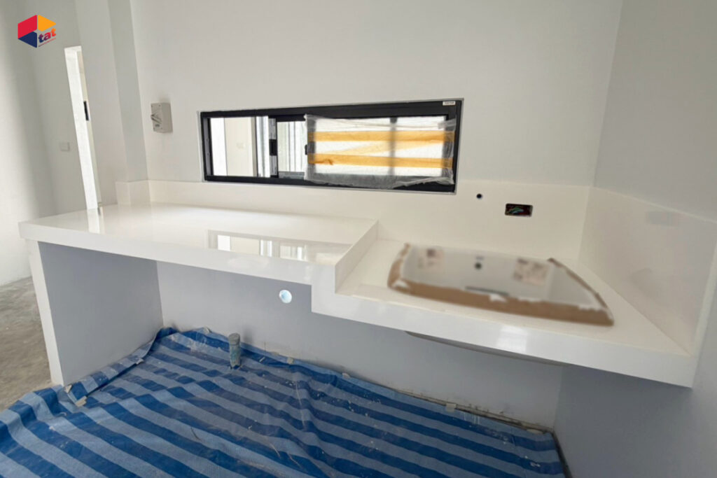 หินสังเคราะห์, ท็อปเคาน์เตอร์, ท็อปหิน, acrylic solid surface